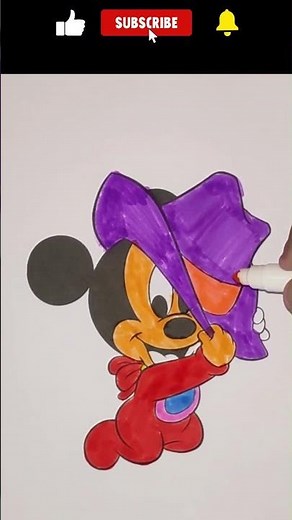 Fun & Easy Mickey Mouse Coloring for Kids!