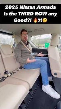 Check Out the Third Row in the 2025 Nissan Armada... is it Better than Ever??