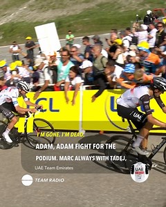 919K views · 6K reactions | "I'm gone, I'm dead."  Tadej's iconic...