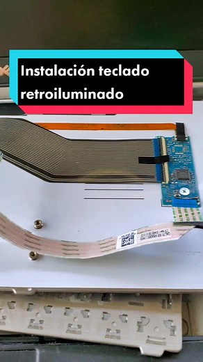 Instalación de teclado Retroiluminado Dell Latitude E6430s#laptop #reparacion #mantenimiento #viralvideo #informatica📱💻🖱