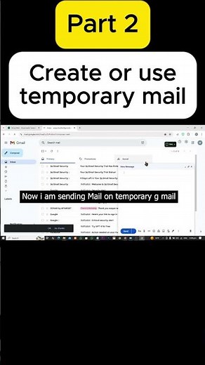 How to create Temp Mail | How to use Temporary e-Mail ( Part 2 )
