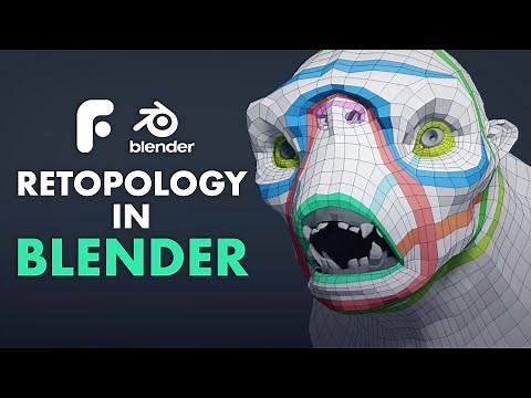 Retopo in Blender - Retopologizing the Face