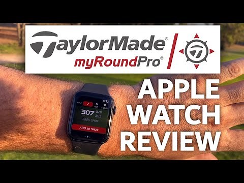 TAYLORMADE MY ROUND PRO GOLF APP // iPhone and Apple Watch review on course