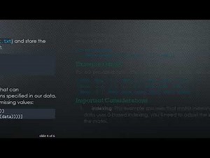 How to Read Data into a Matrix with Specified Coordinates in Python