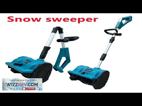 Electric Manual Snow Sweeper Folding Snow Water Cleaning Tool Snow Blower