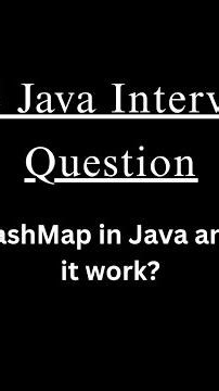 Java Interview Question #33: What is HashMap and How Does It Work? | Logic Ladder