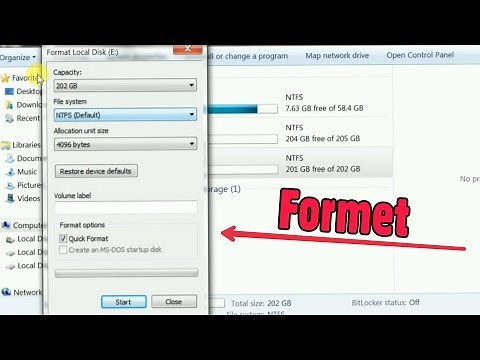 Pc Settings | How To Format Local Disk ( C ) ( D ) ( E ) In Computer