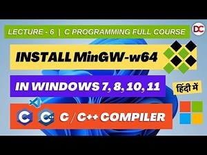 How to install MinGW in Windows 7/10/11, C/C++ Compiler, gcc, g++, gdb, MinGW Download, 2023, Hindi