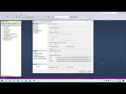 How to change backup database file path in Microsoft SQL Server