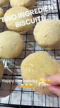 Two ingredient BISCUITS #twoingredients #biscuits #biscuitrecipe #dairyfreerecipes #biscuit#fyp#easy