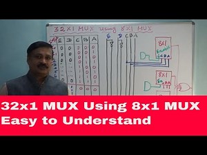32x1 MUX Using 8x1 MUX