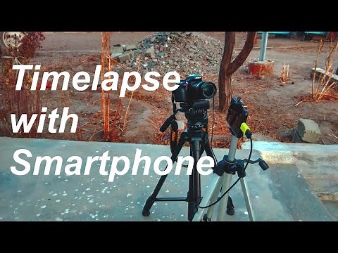 DIY - How to shoot Timelapse in Nikon D3400, D3300,D3200,D3100 using smartphone