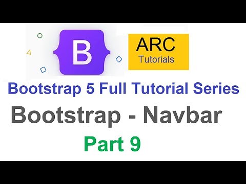 Bootstrap 5 Tutorial For Beginners #9 - Bootstrap Navbar Tutorial