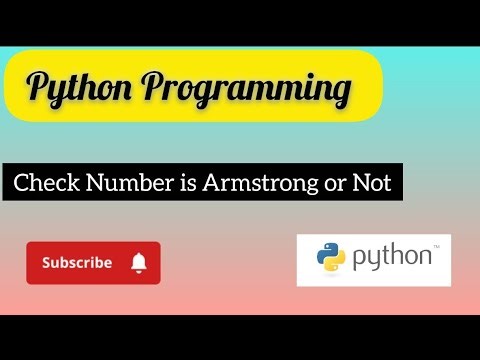 Python Armstrong Number Program (For 3 Digit Number)