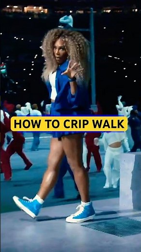 SERENA WILLIAMS C WALK TUTORIAL AT SUPER BOWL (step by step) #serena