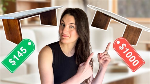 Learn how to DIY a luxe marble coffee table