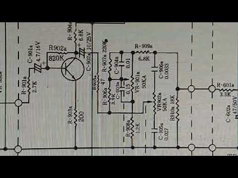 Repair of 1970s Sherwood S-7100a stereo receiver - weak channel
