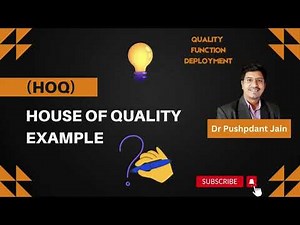Best House of Quality Example EVER || Essential Steps to Mastering House of Quality #design #product