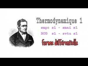 Thermodynamique forme différentielle