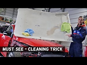 HOW TO CLEAN CAR HEADLINER EASY