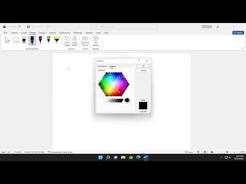 How to Enable Pen/Draw Tool - How to Draw in Microsoft Word