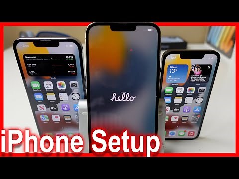 How To Setup The iPhone 13 Pro Max Tutorial - How To Setup A New iPhone