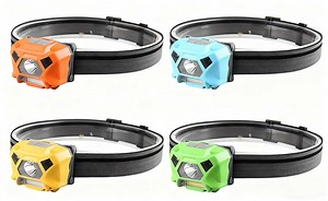Rechargeable Sensor LED Headlamp Flashlight for Outdoor and Camping