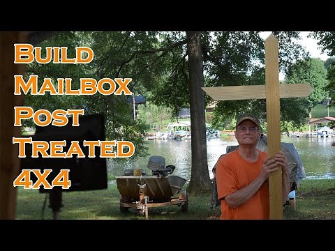 How to build a long lasting Mailbox Post