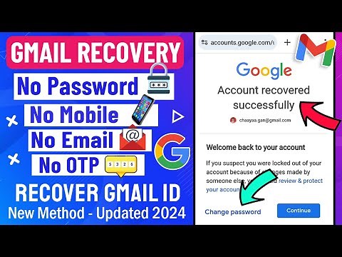 How to Recover Gmail Account ✅ Regain Access ‪@AppFixi‬ ❎ Without Phone Number and Recovery Email