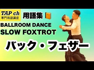 【社交ダンス】バックフェザー《スロー》困った時の用語集
