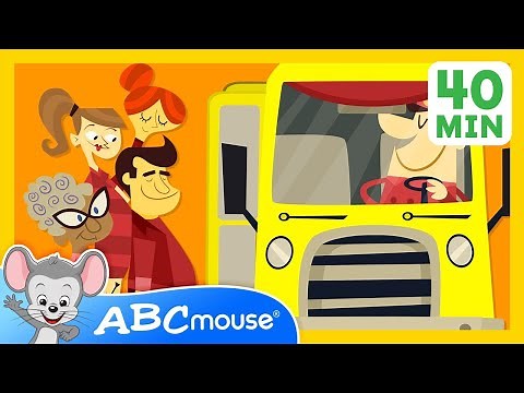 🎶 The Wheels on the Bus Go Round and Round 🚌 & More Songs for Kids | 40 Minutes of Fun! 🎉 | ABCmouse