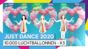19K views · 121 reactions | ⚠️Hot news alert, een primeur voor Just Dance!⚠️ "10.000 luchtballonnen" van K3 is de eerste Nederlandstalige track in de officiële tracklist van een Just Dance-game!  Vanaf 5 november 2019 dans je gratis op de track in Just Dance 2020 op Nintendo Switch, PlayStation 4 en Xbox One. | Just Dance | Facebook