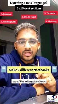 2 notebooks with 5 different sections. Grammar, Writting Skills, Vocabulary Listening, Practiae