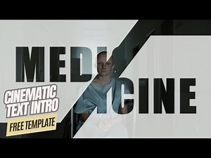 Free Filmora Template - Cinematic Intro and Outro Text Title Template - Filmora 13 Template