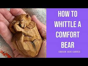 Carving a Bear out of Wood Step by Step.