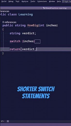A Shorter and Easier Way to Write Switch Statements in C#