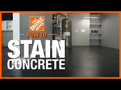 How to Stain Concrete Floors and Patios