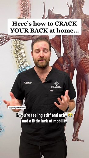 Here are three easy ways you can help crack / pop your back for tensions and pain relief in the lower back area 👍🏼🤩 Try these stretches to see if you can get that possible popping sensation 🥹 Remember: don’t over extend yourself, as long as you feel a deep stretch that’s okay 👌🏼 #crackyourback #backcrack #backpain #GetAdjustedNow #NYCchiro #LearnOnTikTok