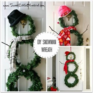 397K views · 25 reactions | DIY SNOWMAN WREATH - So fun and simple to...