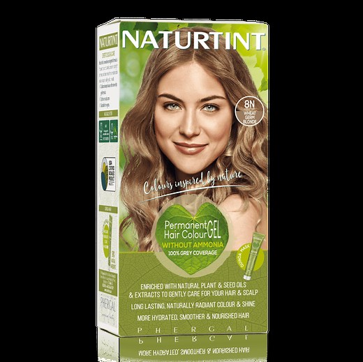 Naturtint Permanent Hair Colour Gel 8N Wheat Germ Blonde - 170ml - Naturtint
