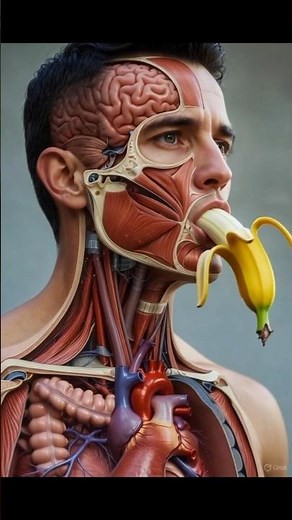 "Banana Digestion Explained | Realistic 3D Body Animation & Amazing Health Benefits"