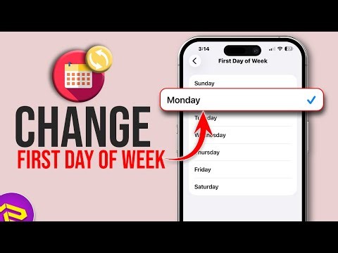 How To Change First Day Of Week On iPhone | Calendar App Settings & iPhone Tips