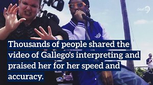 👇 A video of American Sign Language (ASL) interpreter Amber Galloway Gallego working alongside rapper Twista, who is the fastest rapping MC in the world, went VIRAL! 🔥 Credit: FAKESHOREDRIVE | Deaf Discovery