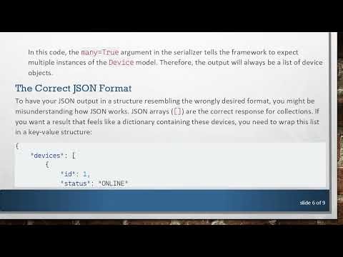 How to Correctly Format Output in Django REST Framework: From List to JSON