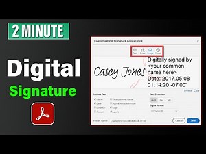 How to Create digital sign in Adobe Reader | Add signature in PDF