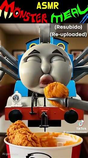 (Re-uploaded) Choo Choo KFC Chicken for Lunch #shorts