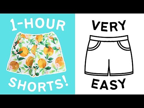 How to make a pair of shorts for kids? EASY + BEGINNER friendly
