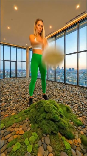 Inspiring Designs on Instagram: "Absolutely stunning stone, moss, wood slab and epoxy floors! 😱👏 #interiordesign #homedesign"