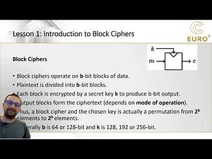 Introduction to Block Ciphers (GPU Optimization Course 1/6)