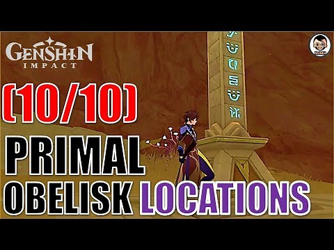 [Easy Guide] All Primal Obelisk Locations | Genshin Impact